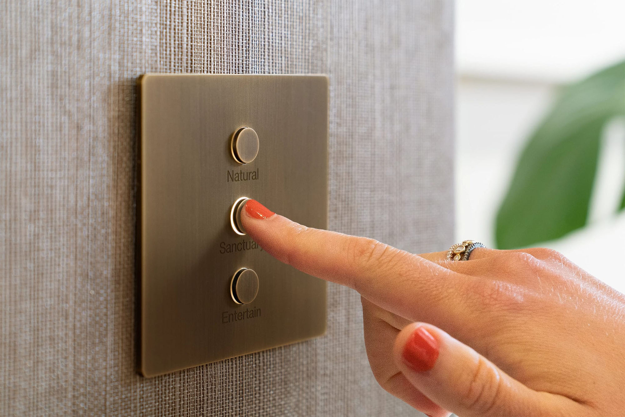 Teclado de control de iluminación